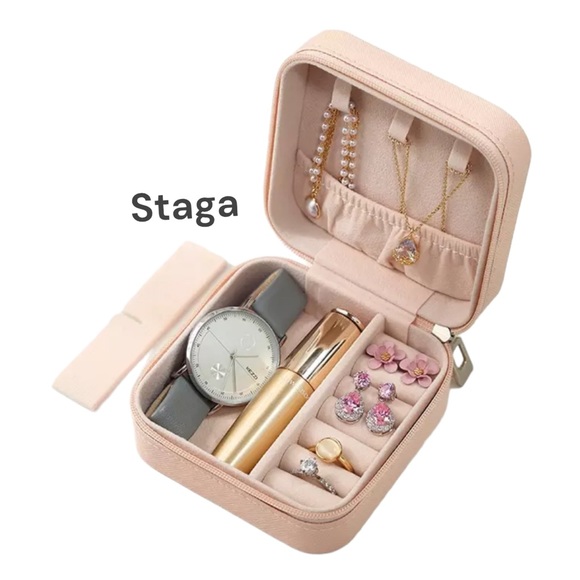 HP Gorgeous Jewelry Pouch Travel Case / Bridesmaid Gift / Wedding / Anniversary - Picture 10 of 16